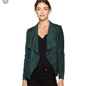 Faux Suede Moto Jacket
